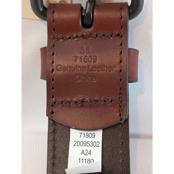 NWT Duluth Trading Co Men's Smuggler's Belt in Brown size 3655 - Picture 4 of 5